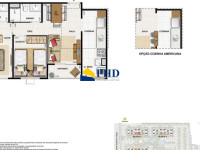 Apartamento 2 Quartos 55m² 
