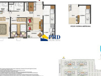 Apartamento 2 Quartos 55m² 