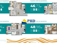 Apartamento 2 Quartos 58m² 