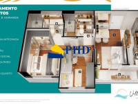 Apartamento 2 Quartos 58m² 