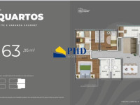 Apartamento 2 Quartos 46m² 