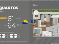 Apartamento 2 Quartos 46m² 