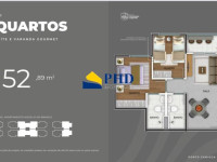 Apartamento 2 Quartos 46m² 