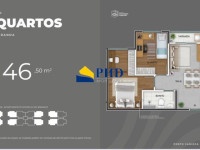 Apartamento 2 Quartos 46m² 