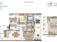 Apartamento 3 Quartos 100m² 