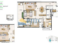 Apartamento 3 Quartos 100m² 