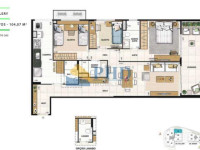 Apartamento 3 Quartos 100m² 