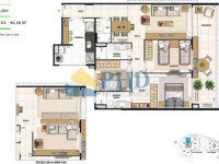 Apartamento 3 Quartos 100m² 