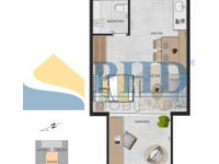 Apartamento 1 Quartos 46m² 