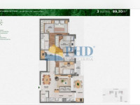 Apartamento 2 Quartos 69m² 