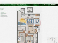 Apartamento 2 Quartos 69m² 