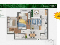 Apartamento 2 Quartos 69m² 
