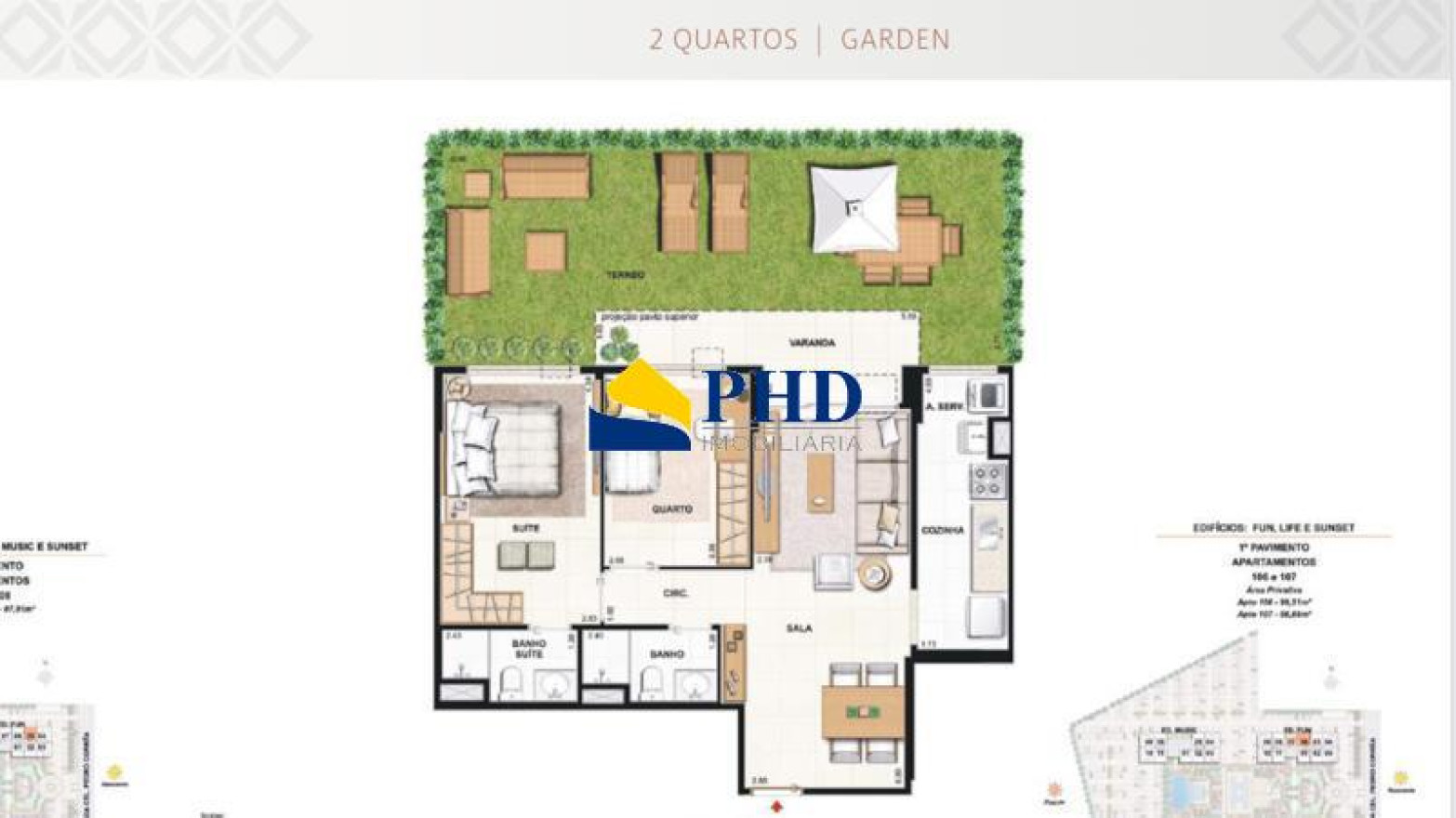 Apartamento 2 Quartos 66m² 