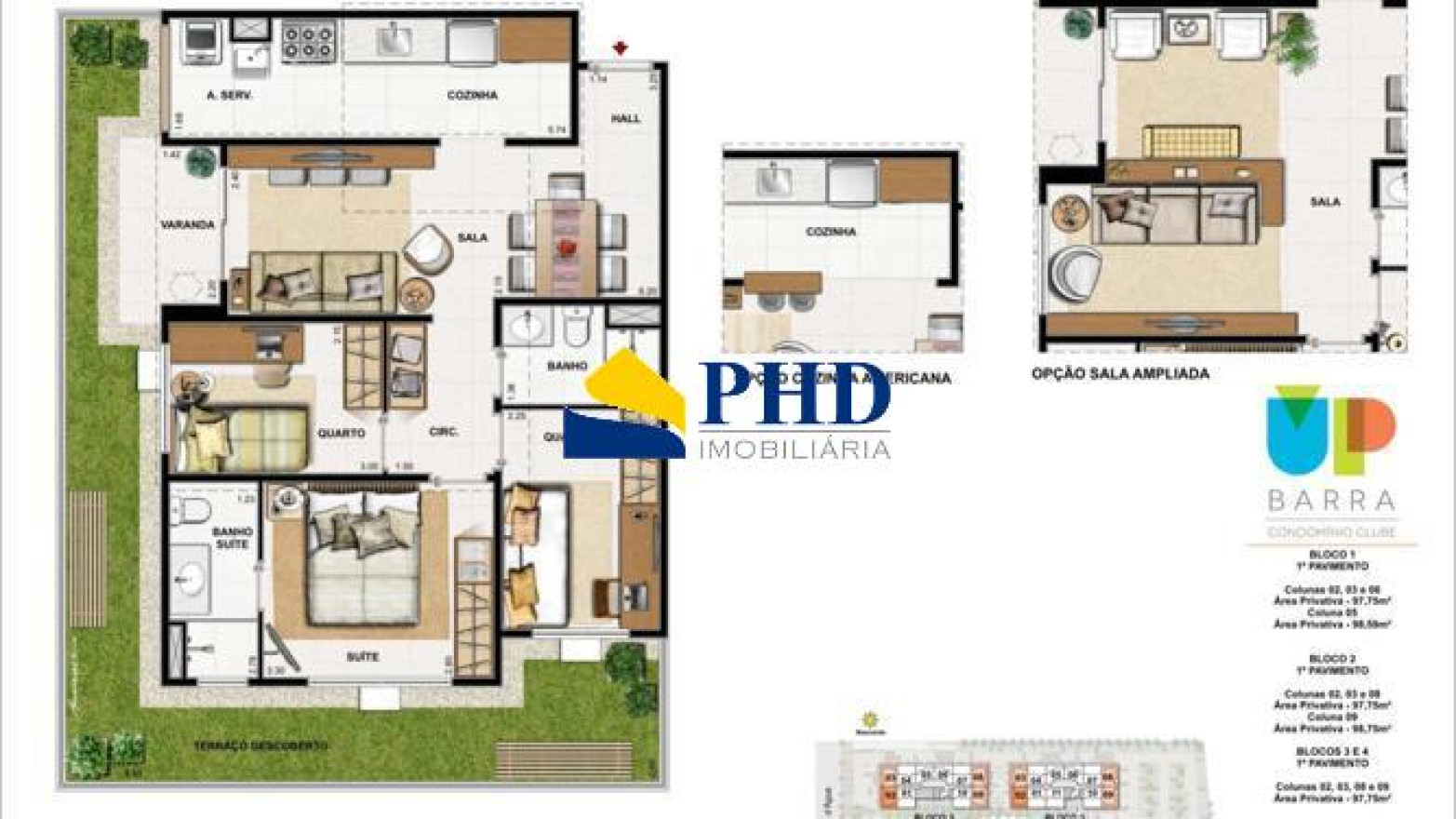 Apartamento 2 Quartos 55m² 