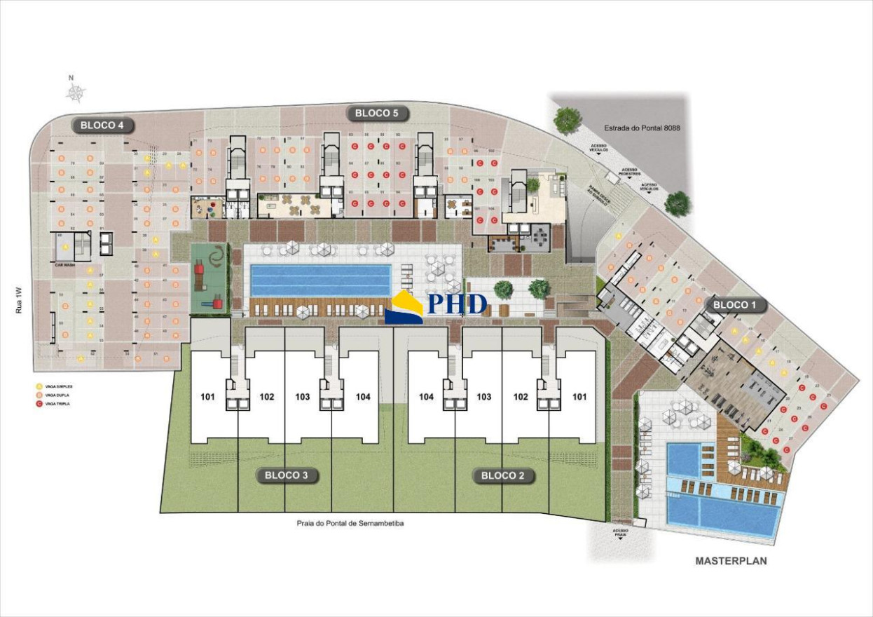 Apartamento 2 Quartos 79m² 