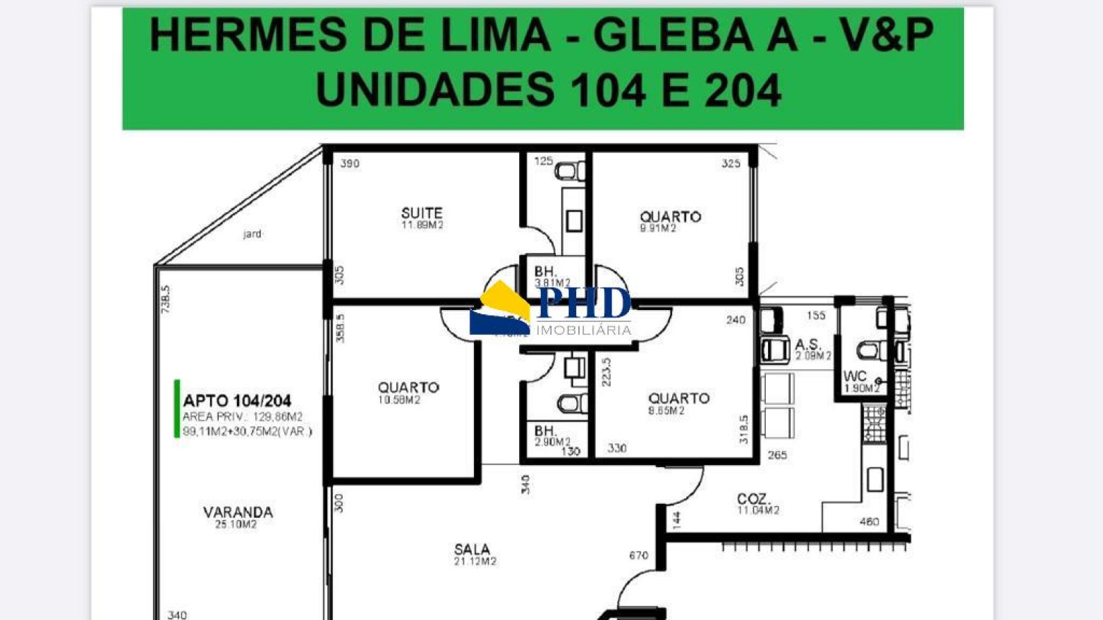 Apartamento 3 Quartos 88m² 