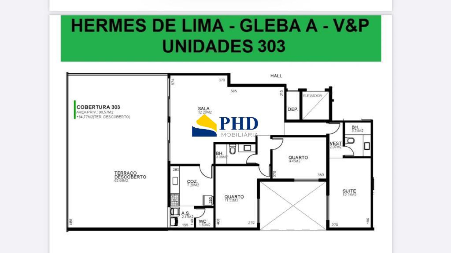 Apartamento 3 Quartos 88m² 