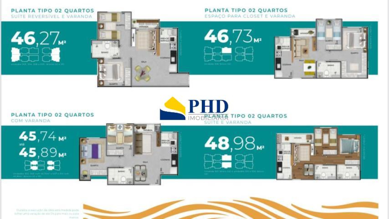 Apartamento 2 Quartos 58m² 