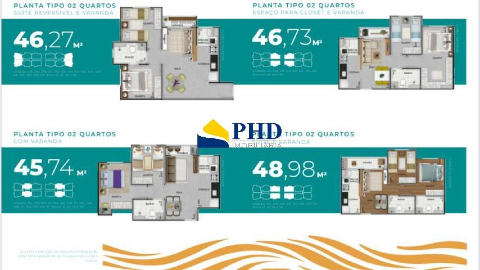 Apartamento 2 Quartos 58m² 