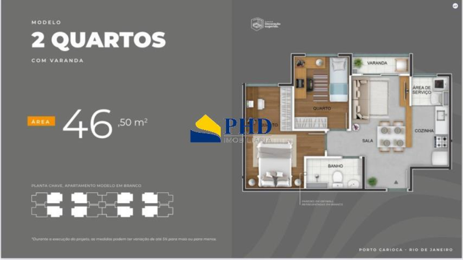 Apartamento 2 Quartos 46m² 