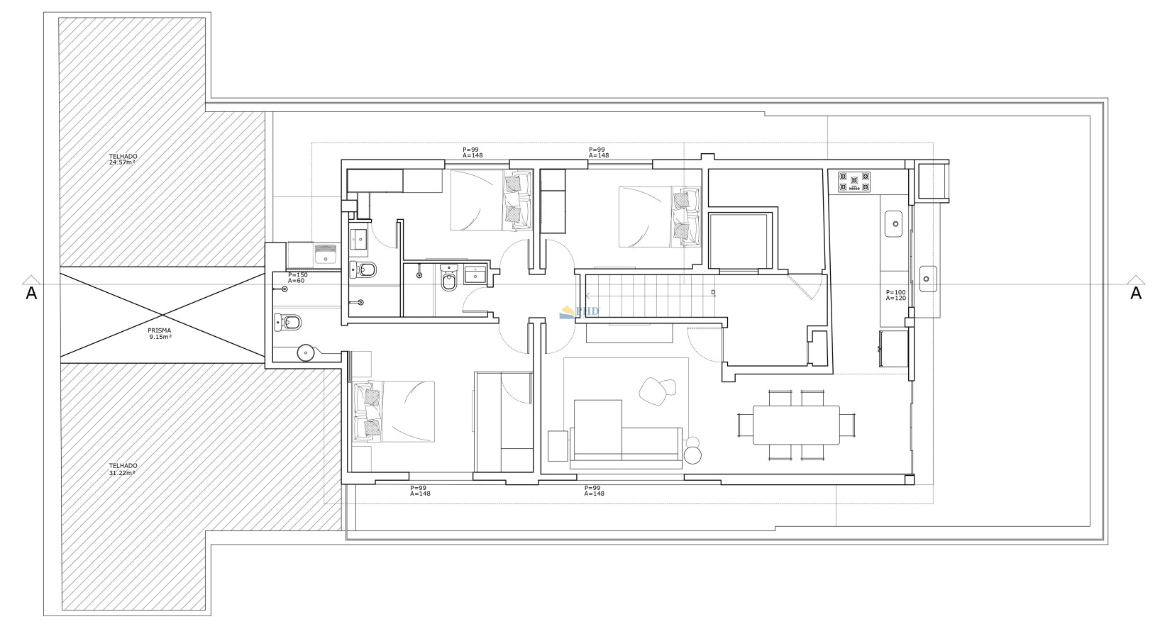 APARTAMENTO 3 Quartos 237m² 