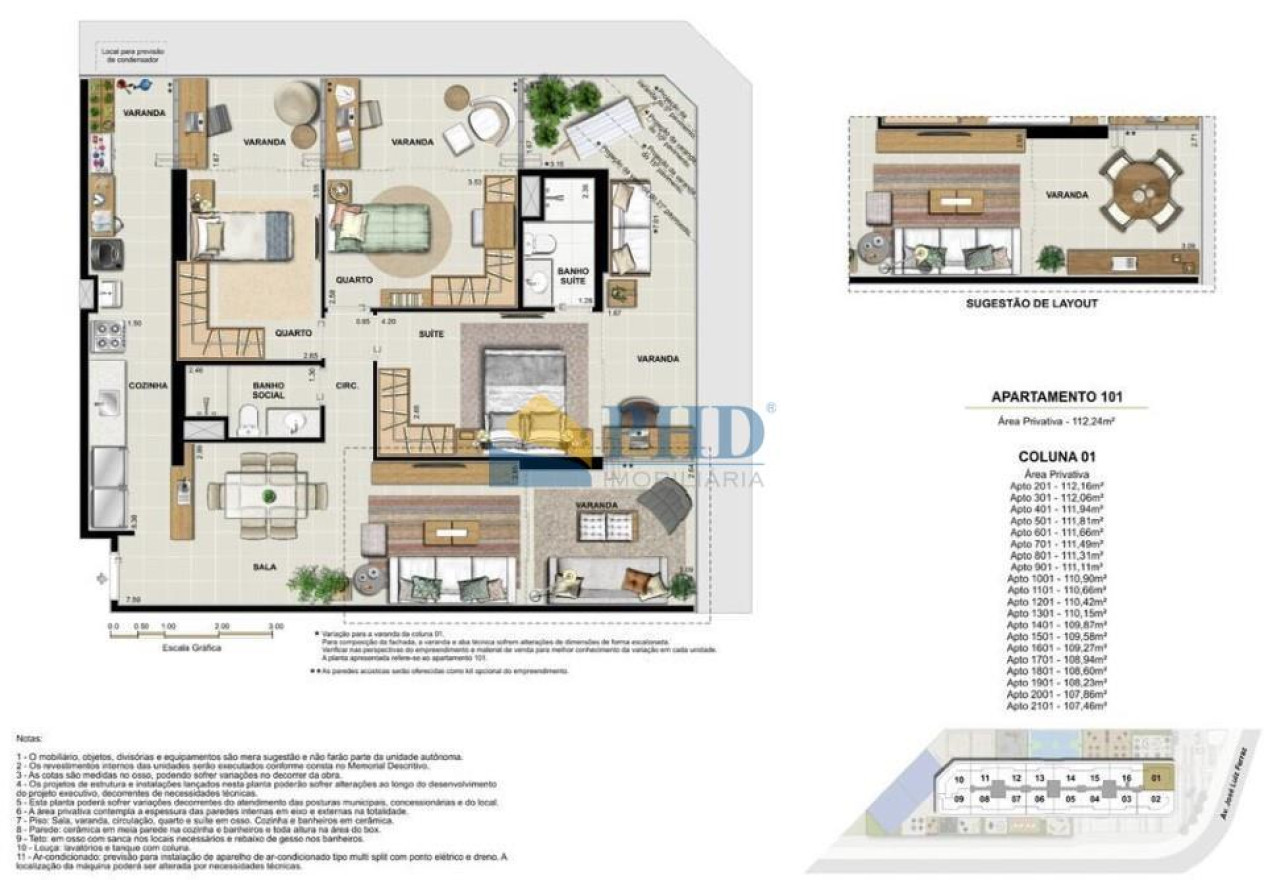 Apartamento 2 Quartos 80m² 