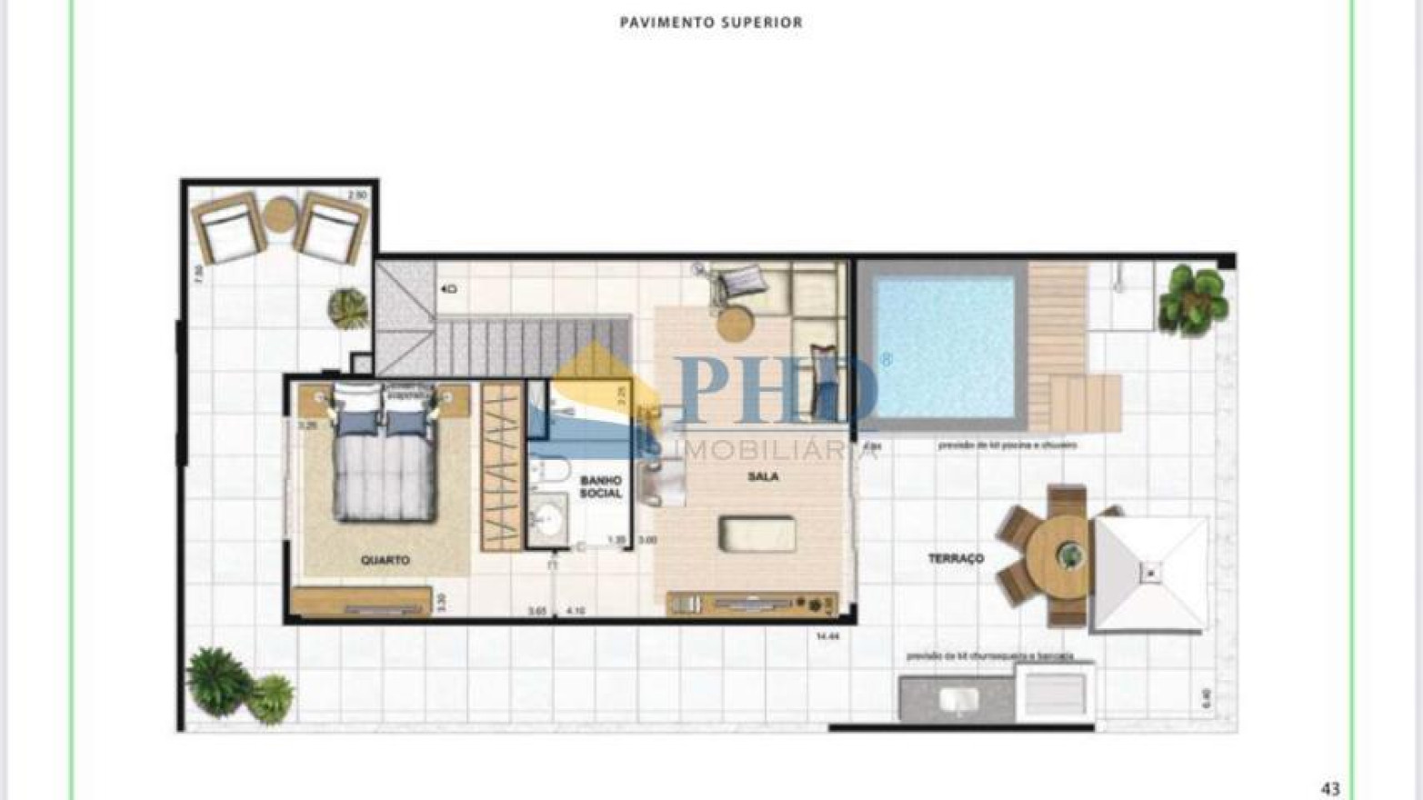 Apartamento 3 Quartos 100m² 