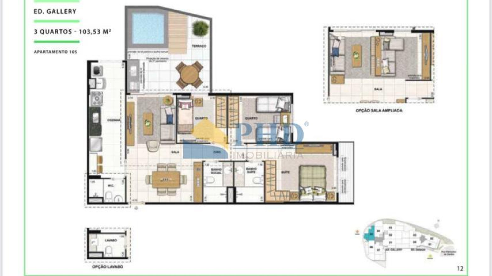 Apartamento 3 Quartos 100m² 