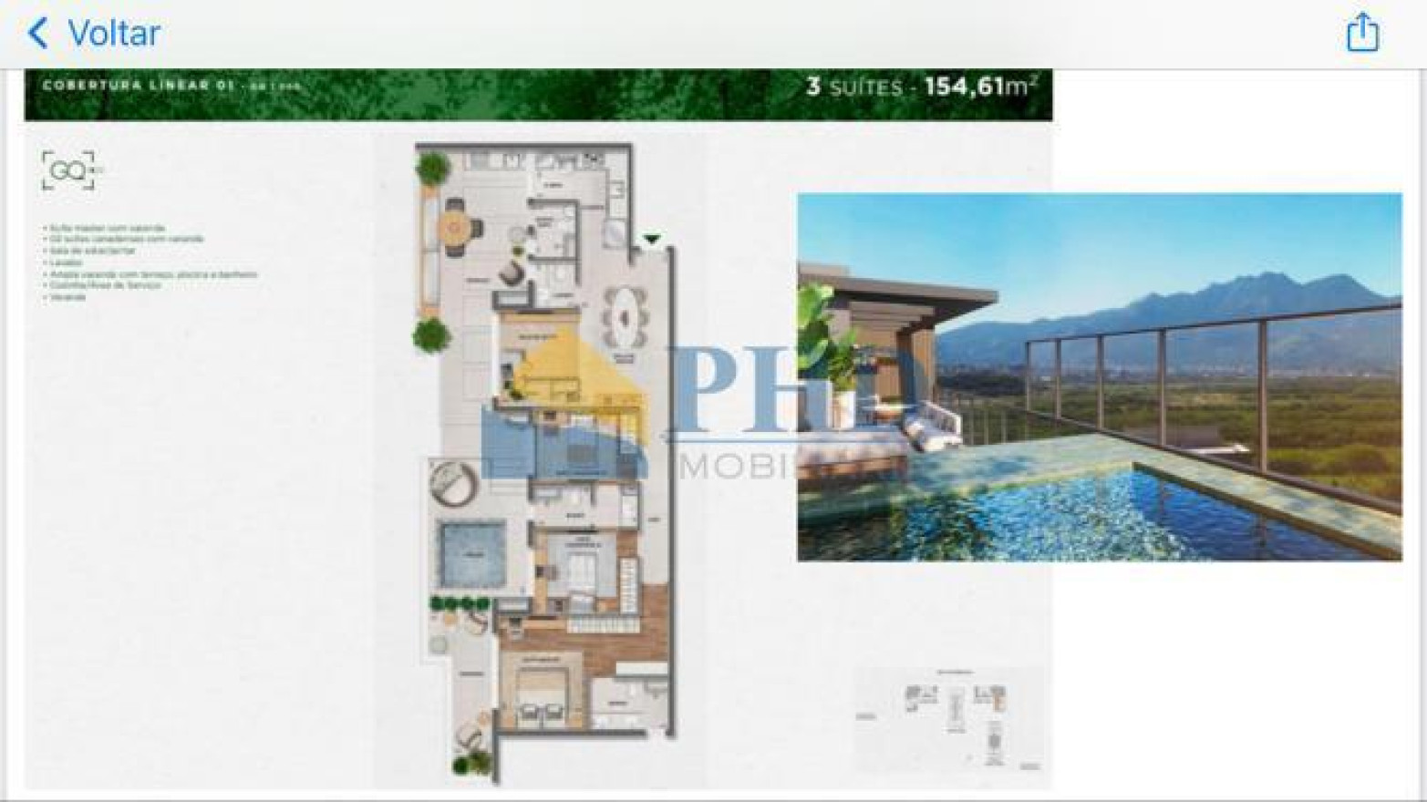 Apartamento 2 Quartos 69m² 