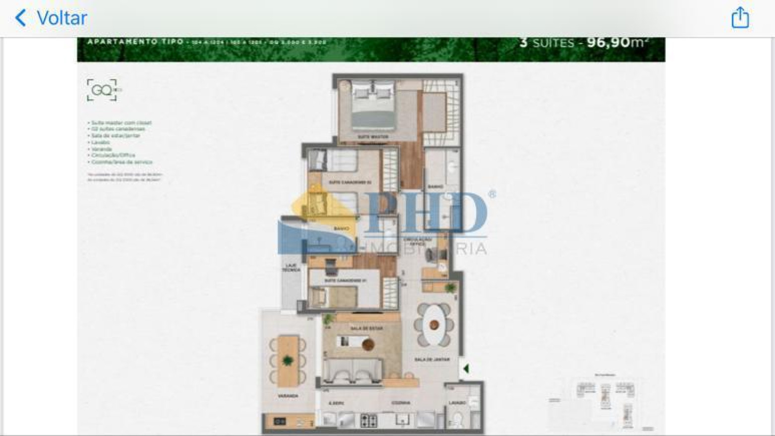 Apartamento 2 Quartos 69m² 
