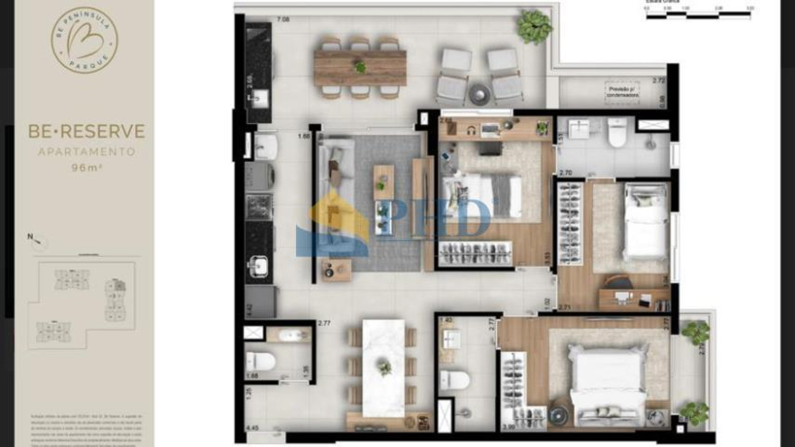 Apartamento 2 Quartos 74m² 